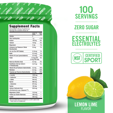 HYDRATION MIX / Lemon Lime - 100 Servings